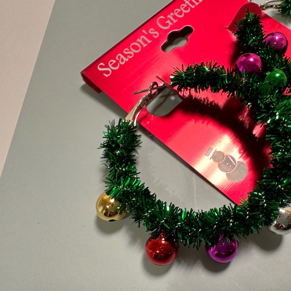 Beautiful Christmas earrings